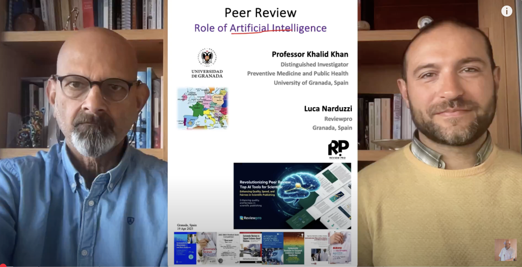 Artificial intelligence in peer review